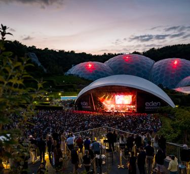 Eden Sessions VIP Viewing platform dusk
